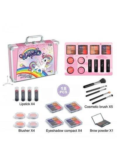 Buy Kids Girls Washable Makeup and Makeup Set Birthday Gifts for Girls 5 6 7 8 9 10 Years Old in Saudi Arabia