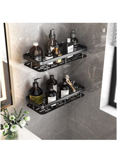 Buy Bathroom Shower Shelf No-drill Wall-mounted Stainless Steel Shower Shelf Bathroom Storage Shelf Bathroom Organiser Shower Caddy Shelf For Kitchen Storage Wall Shelf in UAE