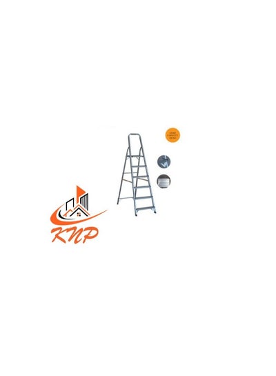 Buy KNP Light Duty Aluminum Ladder 6 Steps in UAE