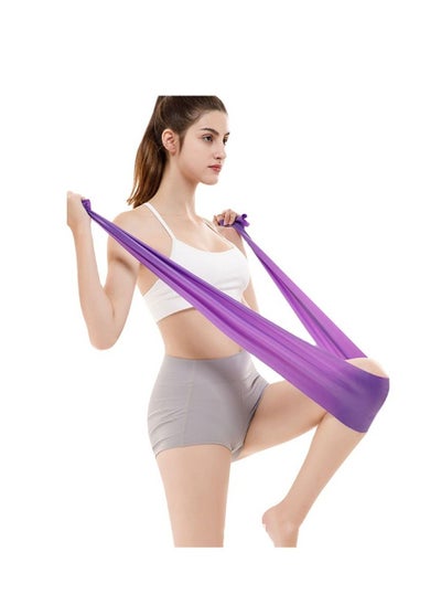 Buy M MIAOYAN yoga stretch belt latin elastic belt children adult stretch belt fitness dance training correction resistance belt 1500mm*150mm*0.35mm in Saudi Arabia