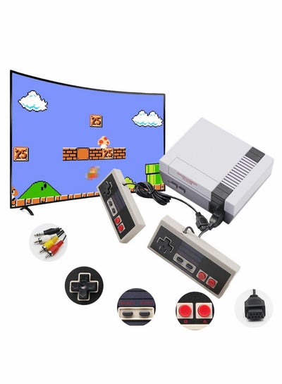 Buy Classic Mini Retro Game Console, Built-in 620 Games and 2 Controller, Bring You Back to Childhood Memories in UAE