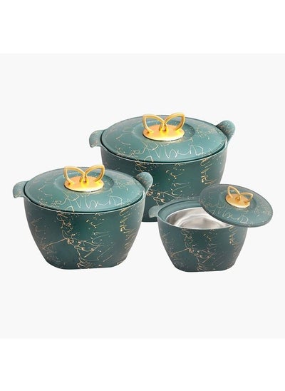 Buy Nexus 3-Piece Insulated Casserole Set 23x14x27 cm in Saudi Arabia