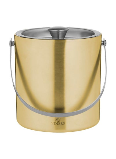 Buy Viners Barware 1.5 Liter Gold Double Wall Ice Bucket in UAE