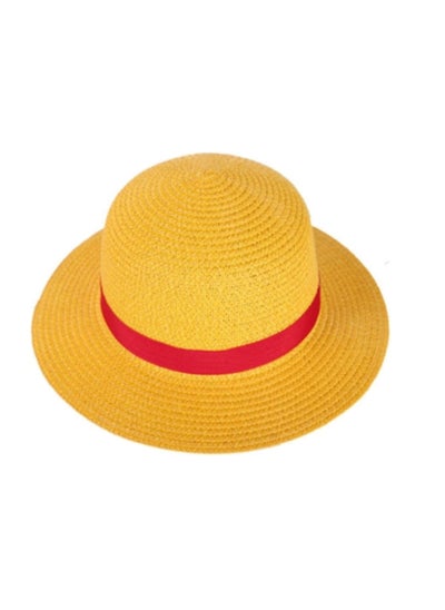 Buy One Piece Luffy Straw Hat Performance Animation Cosplay Accessories Hat Summer Sun Hat Costume in Saudi Arabia