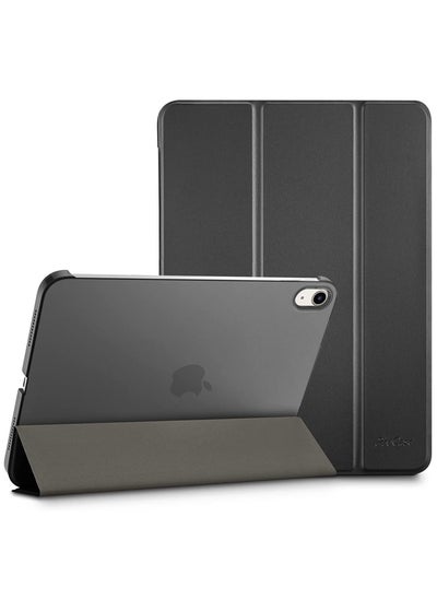 Buy iPad 10th Generation Case 2022 iPad 10.9 Inch Case, iPad 10 Case Slim Stand Hard Shell Back Protective Smart Cover for 10.9” iPad 10th Gen 2022 Release A2696 A2757 A2777 -Black in UAE