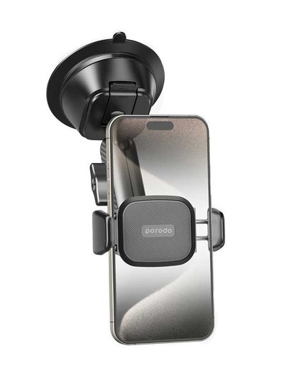 Buy Cradle Suction Cup Non-Gel Pad phone Mount - Black in UAE