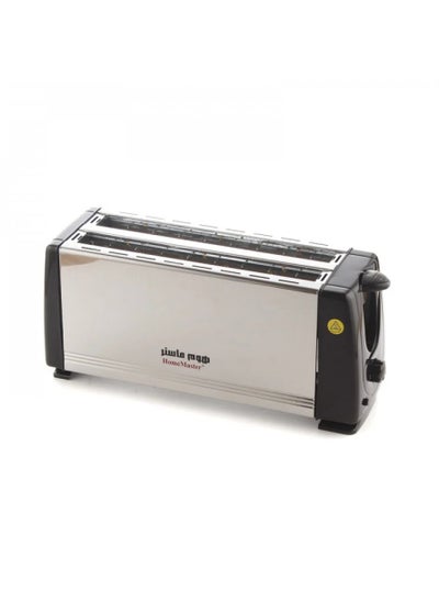 Buy 1200W Large Stainless Steel Toaster, 4 Slice Capacity with Browning Control in Saudi Arabia