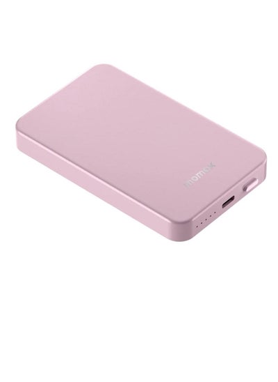 اشتري Q.Mag Power 7 Magnetic Wireless Battery Pack 10000mAh Pink في الامارات