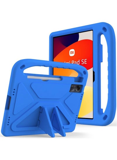 Buy Kids Case For Xiaomi Redmi Pad SE 11-Inch , EVA Foam Lightweight Shockproof Duarable, Tablet Cover with Handle Stand. in UAE