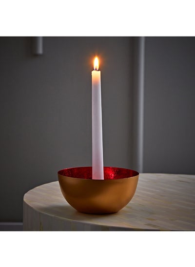 اشتري Blush Metal Candle Holder 13 x 6.5 x 13 cm في الامارات