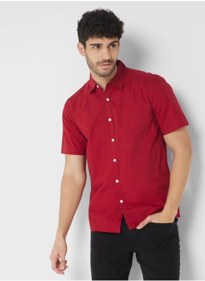 Buy Regular Fit Half Sleeve Shirt in UAE