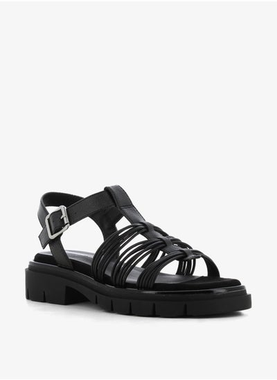 اشتري Women's Strappy Platform Sandals with Buckle Closure في السعودية