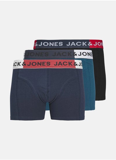 اشتري Pack Of 3 - Logo Waistband Trunks في السعودية