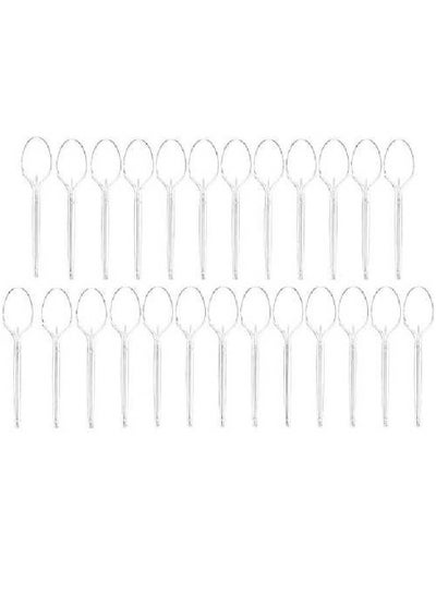 Buy Durable disposable plastic spoon 30 pieces in Egypt