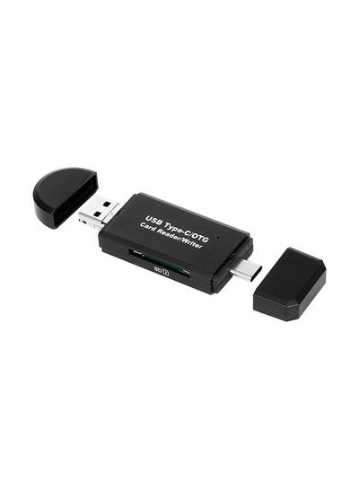 Buy High-speed USB Micro USB Type-C/OTG Card Reader Writer TF SD Card Writer 3 In 1 OTG Card Reader for PC Smart Phones in Saudi Arabia