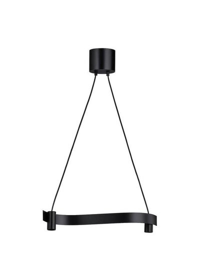 Buy Pendant Lamp Wave Shaped Black 60 Cm in Saudi Arabia