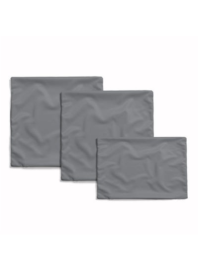 Buy Plain Grey Cushion Set Cover in Egypt