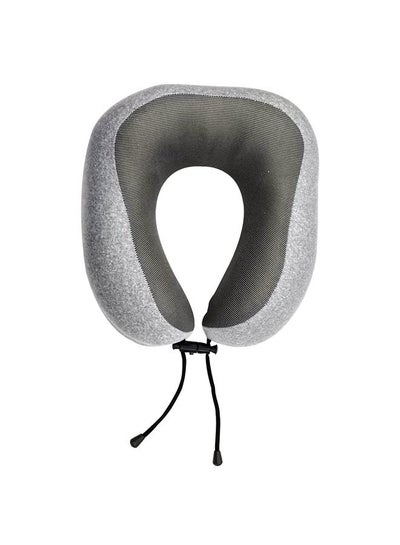Buy Travel Pillow Luxury Memory Foam Neck & Head Support Pillow Soft Sleeping Rest Cushion Travel Neck Pillow for Airplane/Car/Home/Office Headrest in Saudi Arabia