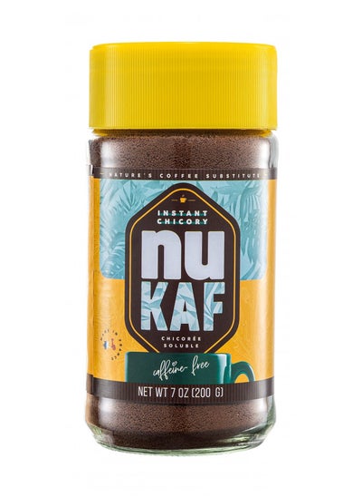 اشتري nuKAF By Gourmanity 7oz/200g Instant Chicory Powder From France, Kosher Instant Coffee Substitute, Chickory Powder For Coffee, Chicory Root Coffee Instant, All Natural 100% Chicory في الامارات