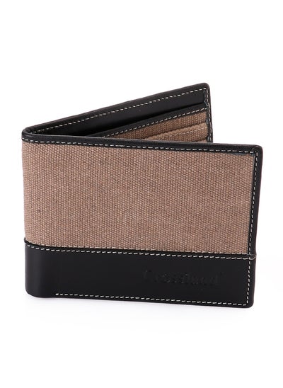 Buy Genuine Leather Bi Fold Wallet , 6 ID Card - RFID Technology in Egypt