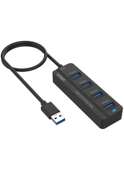 Buy 4 Port USB 3.0 HUB with 1M Cable for Laptop MacBook Surface Pro and More USB Devices in Egypt