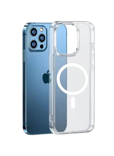 Buy Magnetic Phone Case for iPhone 11 pro max and Wireless Charging MagSafe Clear in Egypt