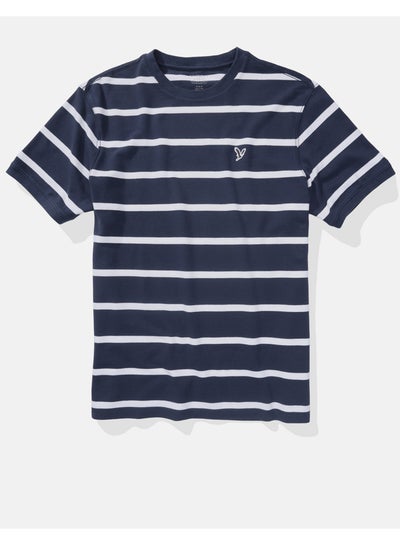 اشتري AE Striped Pique T-Shirt في مصر