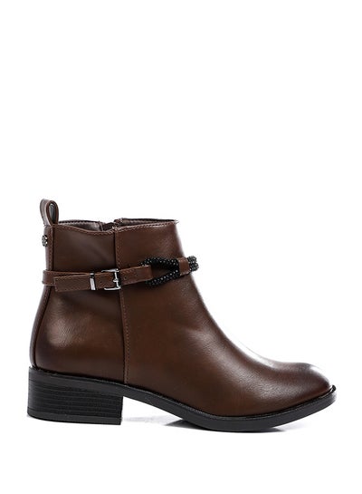 Buy buckle strapped ankle boots in Egypt