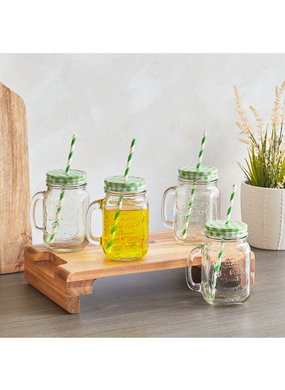 اشتري Coolers 4-Piece Mason Jar Set 450 ml في الامارات