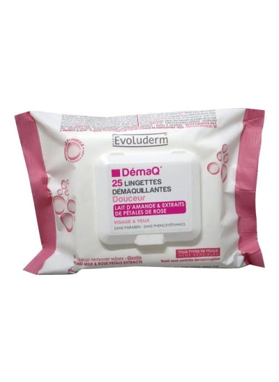 Buy Make Up Remover Wipes For All Skin Types 25's 1627 in UAE