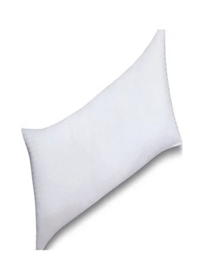 Buy Soft Plain Long Body Pillow White Stripe 40X90Cm, in Saudi Arabia