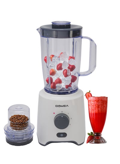 Buy 2 In 1 Blender With 1.6L Jar| Powerful Motor With 3 Speed Control And Pulse | Stainless Steel Blade | Ideal For Home Use, 650W, 2 Year Warranty in UAE