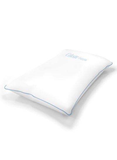 اشتري Master MoltyFoam Celeste Microfiber Pillow Standard Size Extra Soft Pillowcases Easy Care Pillow for Neck and Shoulder في الامارات