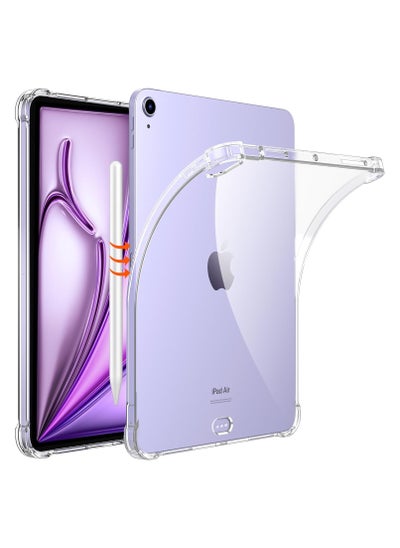 Buy Clear Case for iPad Air 6th 11 Inch (M2) 2024, iPad Air 5th/4th Generation 10.9 Inch (2022/2020) Ipad Air 11 2024, Case with Soft TPU Reinforced Corner, Anti-Scratch Case Clear in Egypt