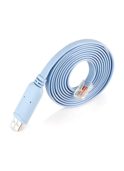 Buy USB Console Cable USB to RJ45 Console Cable Compatible with Routers Switch Windows 7 8 10 in Saudi Arabia