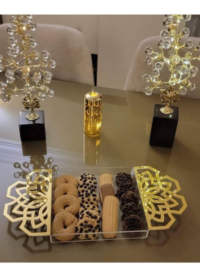 Buy Acrylic tray for serving cakes, sweets and drinks in Egypt