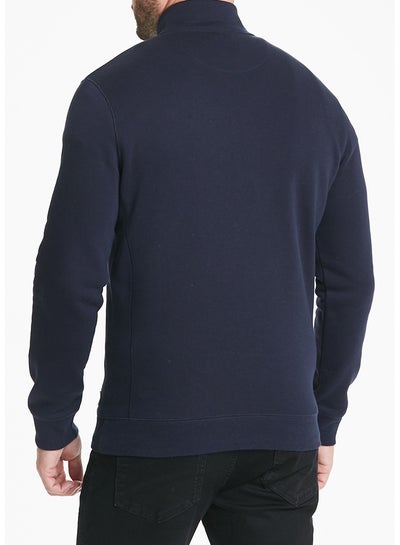 Buy Half Zip Funnel Neck Sweatshirt in Egypt