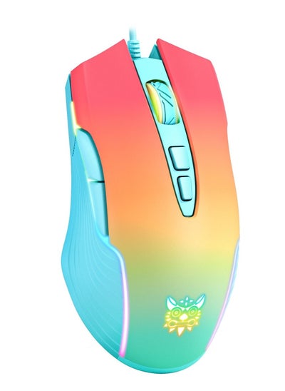 Buy ONIKUMA CW905 Gaming Mouse – 6,400 DPI (Peach Gradient) in UAE