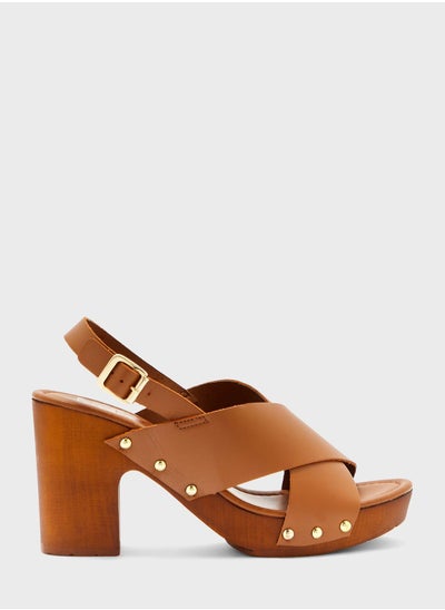 Buy Ankle Strap Mid Heel Sandals in UAE