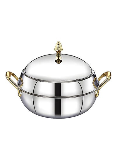 Buy Puff Insulated Stainless Steel Casserole Hotpot 2500ML in UAE