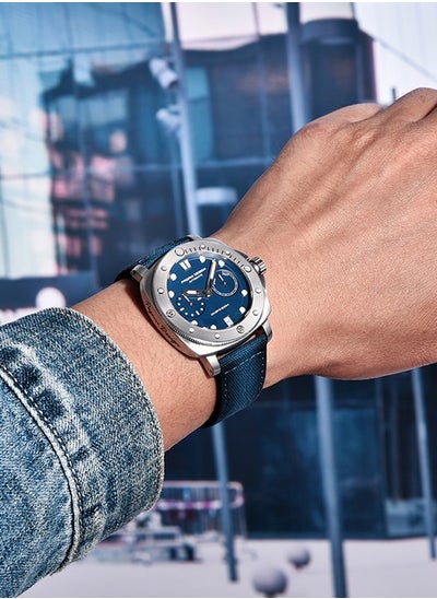 اشتري Men's Automatic Mechanical Wristwatch Synthetic Sapphire Stainless Steel Case 200M Waterproof Diving Sport Casual Date Analog Watches في الامارات