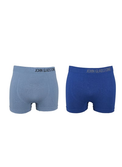 Buy John Gladstone Mens Premium Seamless Boxer 2 Pcs Pack in UAE