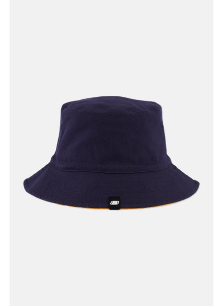 اشتري Women Embroidered Logo Bucket Hat, Navy Blue/Orange في الامارات