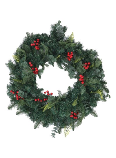 اشتري Alisha Wreath, Green & Red – 66 cms في الامارات