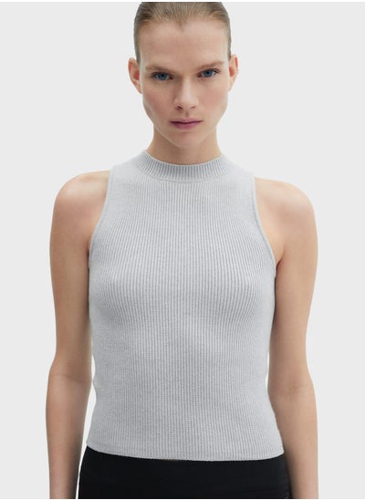 اشتري Ribbed Knit Top في الامارات