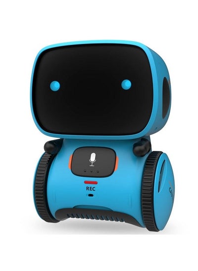 Buy Kids Robot Toy: Interactive Smart Talking Companion With Voice Control Touch Sensor Singing Dancing & Recording For Ages 3+ (Blue) in Saudi Arabia