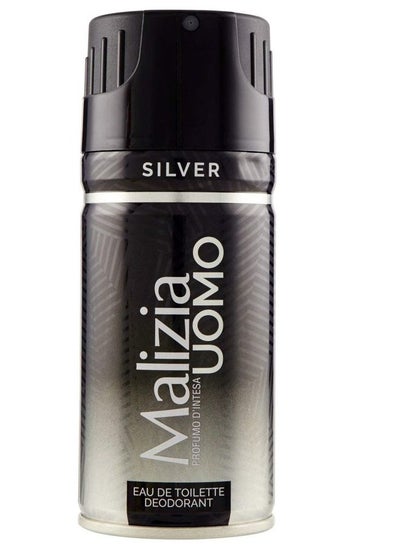 Buy Malizia Uomo Deo Silver Body Spray 150 ml in UAE