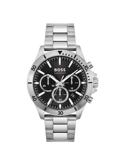 Buy Men's Chronograph Round Shape Stainless Steel Wrist Watch 1514057 - 45 Mm in Saudi Arabia