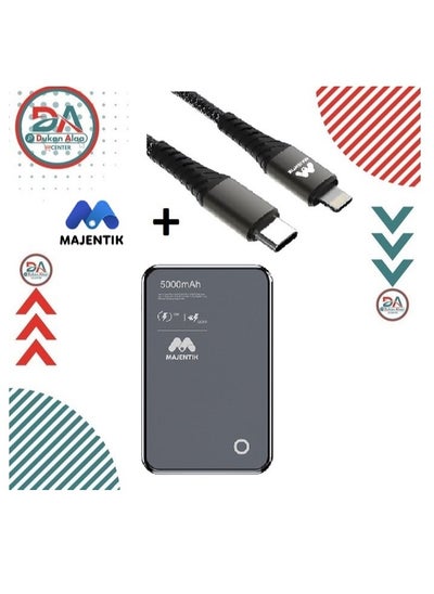 Buy Power Bank MJ-23 5000MAh+Cable CL-001 Type-C To Lightning in Egypt