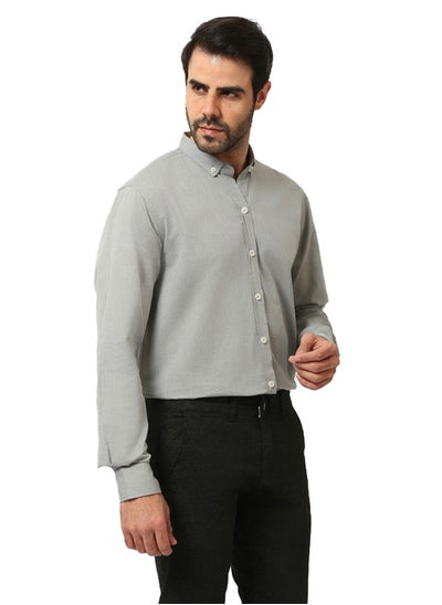 Buy Off-White Long Sleeves Classic Shirt - Oily in Egypt